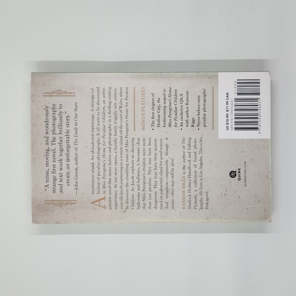 MISS PEREGRINE'S HOME FOR PECULIAR CHILDREN by Ransom Riggs - Picture 2 of 3